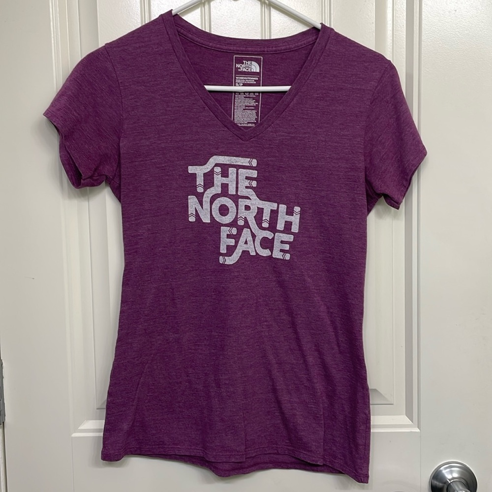 The North Face purple‎ tshirt